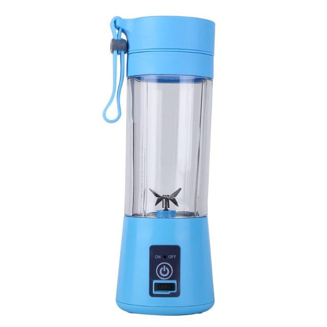 380ML 2/4/6 Blades Handhelds Juicer Bottle with Mini USB Electric