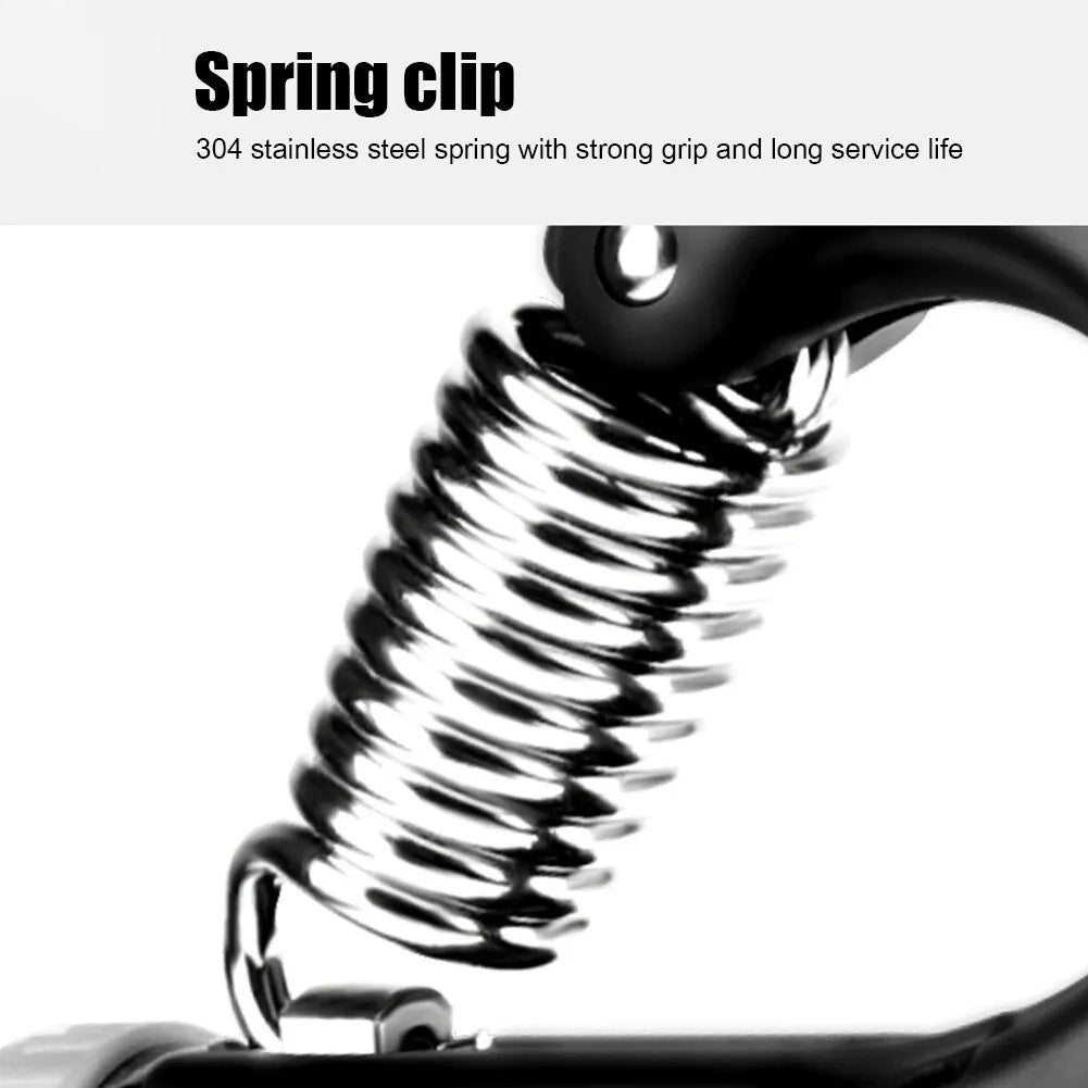 Single Pack Professional Hand Grip Strength Trainer spring clip made of durable 304 stainless steel with strong grip.