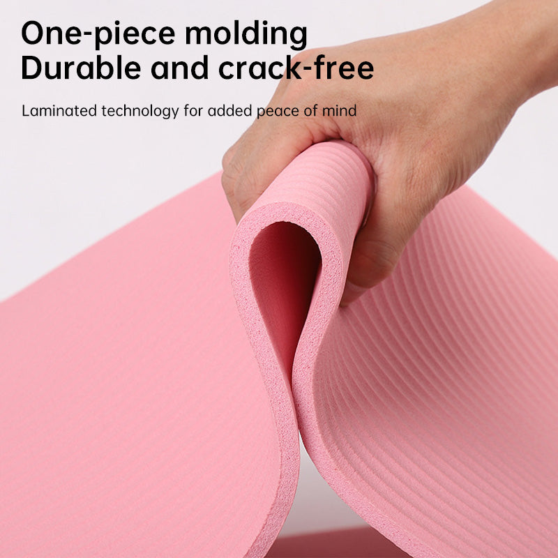 Extra-Long Yoga Mat 78" x 31" Thick Non-Slip Mat for Tall Users, Pilates & Home Workouts