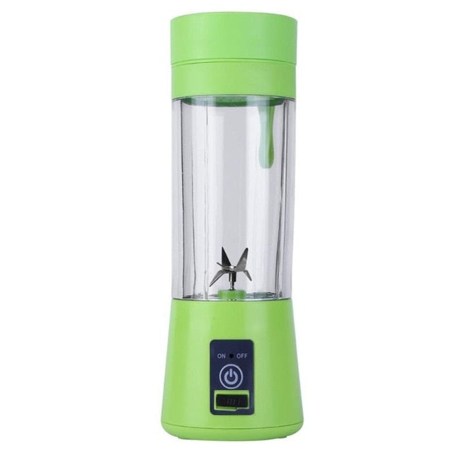 380ML 2/4/6 Blades Handhelds Juicer Bottle with Mini USB Electric
