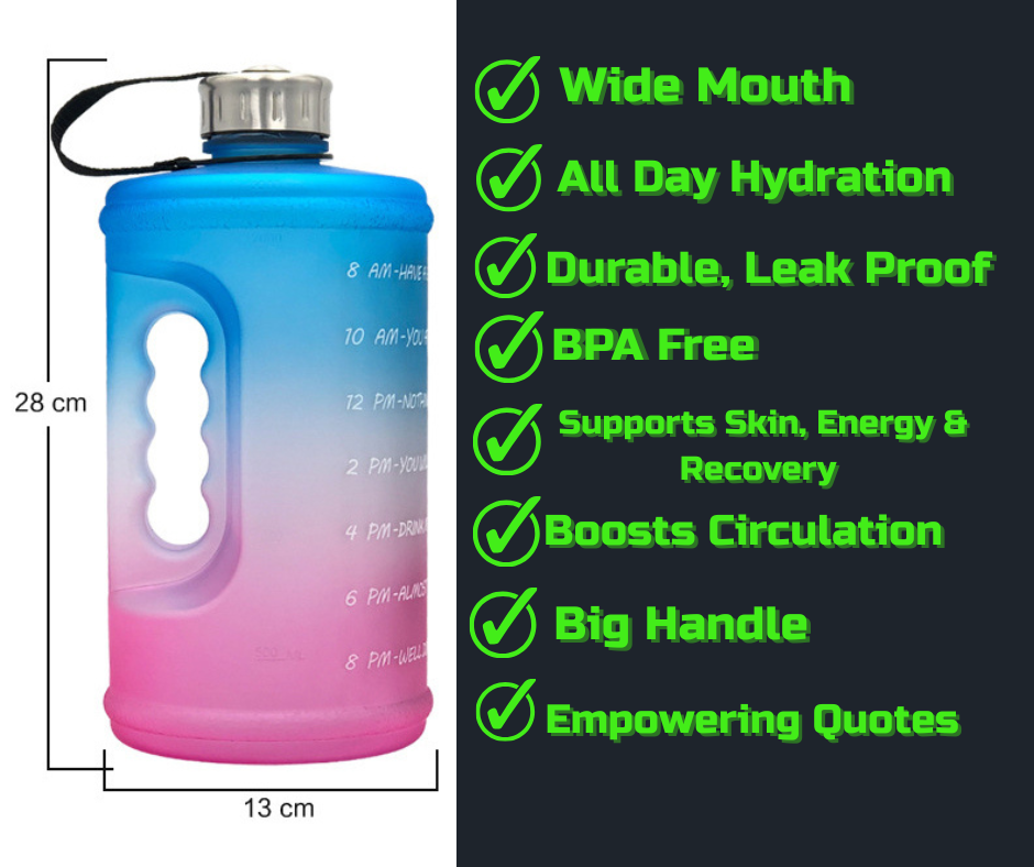 2.2L Sports Water Bottle Gradient