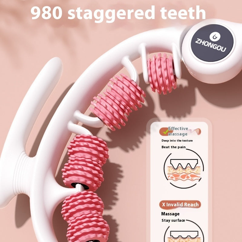 Massage Ring Clip Roller for Muscle Relaxation